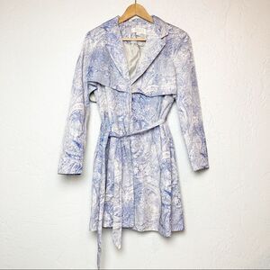 American Glamour Badgley Mischka Rain Trench Coat